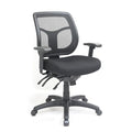 Eurotech Seating Apollo Multifunction Mid-Back Ergonomic Office Chair with TEMPUR® Cushioned Seat and Mesh Back, 360-Degree Swivel Executive Task Office Chair