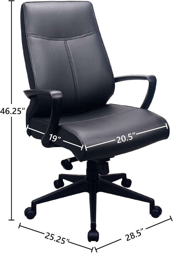 Tempurpedic® TP300 Leather High-Back Office Chair