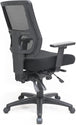Eurotech Seating Apollo II Multifunction Mid-Back Swivel Ergonomic Office Chair with TEMPUR® Cushioned Seat and Mesh Back, 360-Degree Swivel Executive Task Office Chair