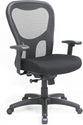 Eurotech Seating Apollo High-Back Swivel Ergonomic Office Chair with TEMPUR® Cushioned Seat and Mesh Back, 360-Degree Swivel Executive Task Office Chair