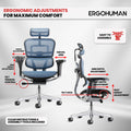 Ergohuman ME7ERG-GEN2  High Back All Mesh Chair