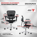 Ergohuman ME8ERGLO-GEN2 Mid Back All Mesh chair