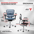 Ergohuman ME8ERGLO-GEN2 Mid Back All Mesh chair