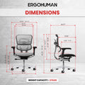 Ergohuman ME8ERGLO-GEN2 Mid Back All Mesh chair