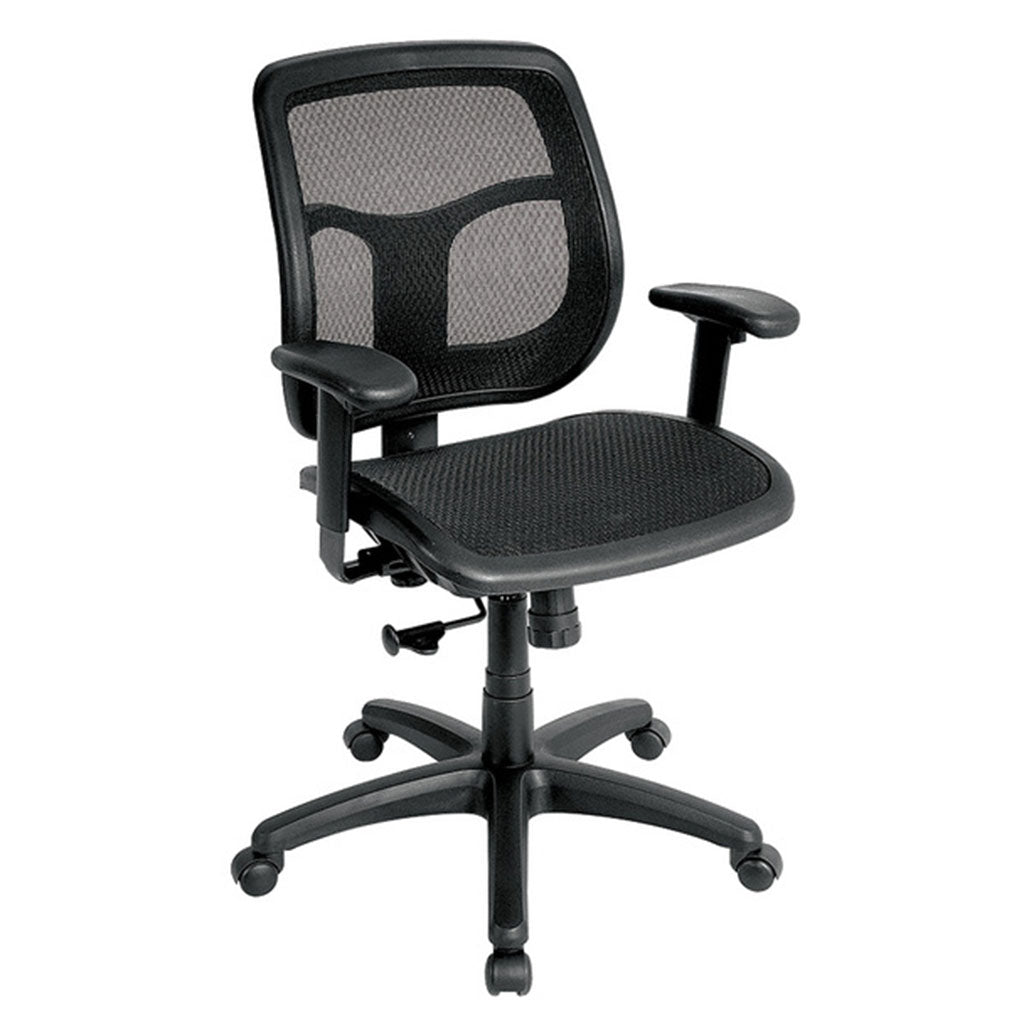 Apollo Mid Back Mesh Set and Back chair by Eurotech